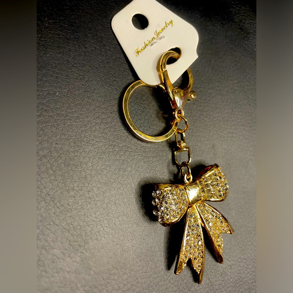 Bowknot Keychain Rhinestones 🤩